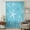 Aqua, Turquoise, Cyan, variant on Vintage Chartreuse Starfish Sheer Curtains 45 Inches Long, Summer Coastal Beach Marine Light Filering Curtains, Breathable Simi Curtain Privacy Drapes for Kitchen Bathroom Window Treatment