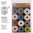 thumbnail image 4 of The Beadsmith S-Lon Bead Cord – .5 mm Nylon Cord, 12-Pack, Neutrals Mix, TEX210, 77 Yards, 4 of 6