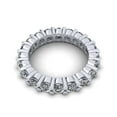 thumbnail image 3 of Natural 3.00Ct Round Cut Diamond Shared Prong Women's Anniversary Wedding Eternity Band Ring Solid 950 Platinum G SI1, 3 of 3