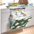 thumbnail image 2 of Yayeee Magnetic Dishwasher Cover for The Front Decoration Home Kitchen Machine Sticker Protector, Black Abstract, 2 of 6