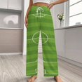 thumbnail image 2 of American Football Team Field Pajamas Leisure Trousers Soft Warm Sleepwear Bottoms Loose Retro Nightwear, 2 of 6