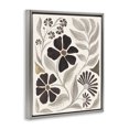 thumbnail image 4 of Stupell Industries Curving Boho Plants Botanical & Floral Painting Gray Floater Framed Art Print Wall Art, 25 x 31, 4 of 10