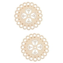 2 Pieces Embroidery Floss Holder Threaded Board Cross Stitch Storage