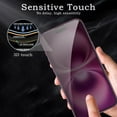 thumbnail image 3 of [2+2 Pack] Privacy Screen Protector for iPhone 16 Plus, Anti-Spy Shatterproof Tempered Glass with Camera Lens Tempered Glass 9H Hardness Bubble Free Anti-Glare Case Friendly, 3 of 7