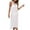 White, variant on IROINNID Women's Sleeveless Shift Dress Below The Knee Beach Skirt Hand Hook Panel Tank Skirt Backless Top Solid Color V-Neck Dress