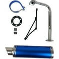 thumbnail image 2 of High Performance Exhaust System Muffler for GY6 50cc Scooter Moped TaoTao Jonway Kymco 139QMB Blue, 2 of 3
