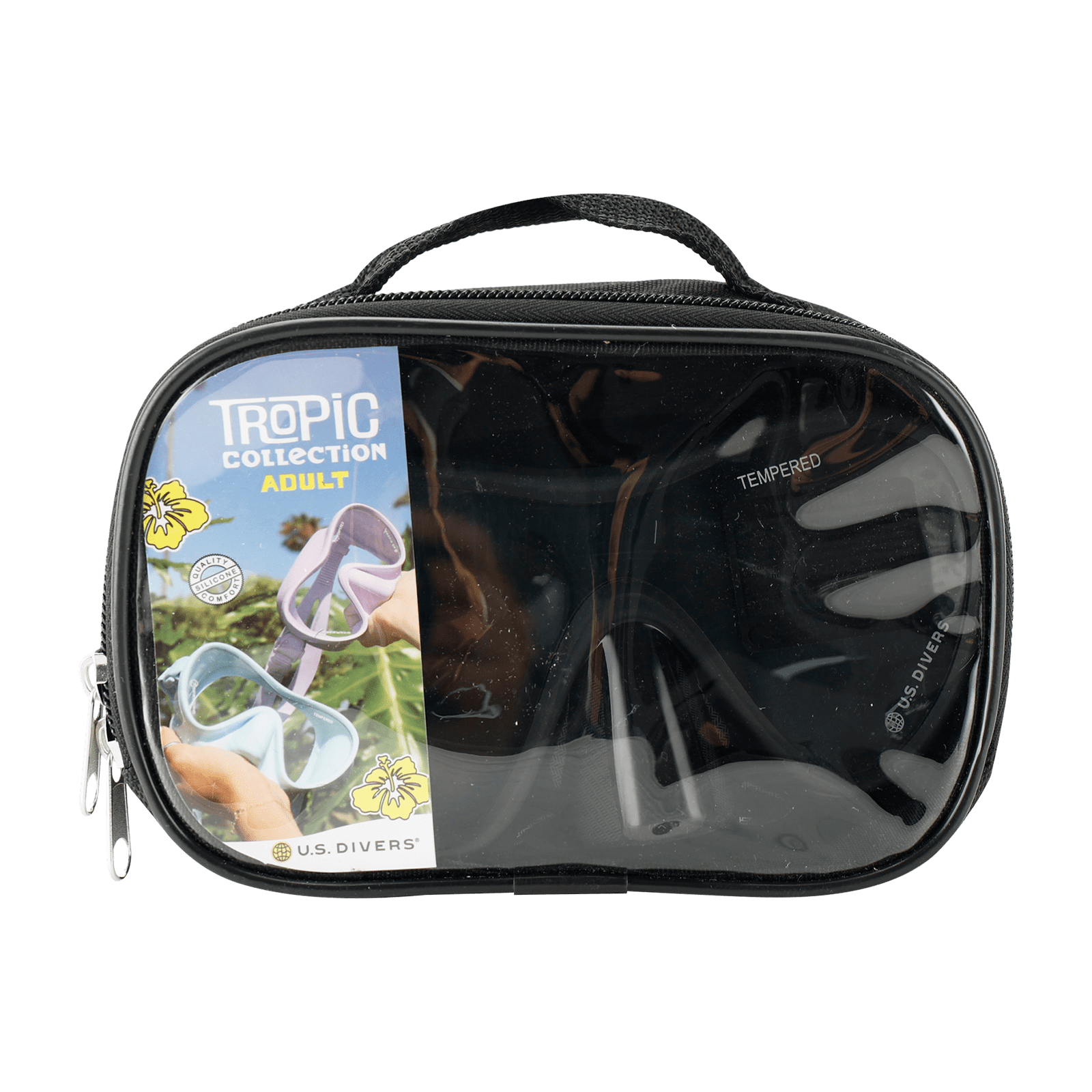 U.S. Divers Adult Tropic Snorkel Mask (Black)