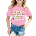 thumbnail image 3 of LRen Happy 100th Day Of School Shirt Kids Funny Letter Graphic Printed Preppy T Shirt Top Trendy Kids Kindergarten Celebration Gifts Tees Tops Back To School Clothes for 10-11 Years, 3 of 5