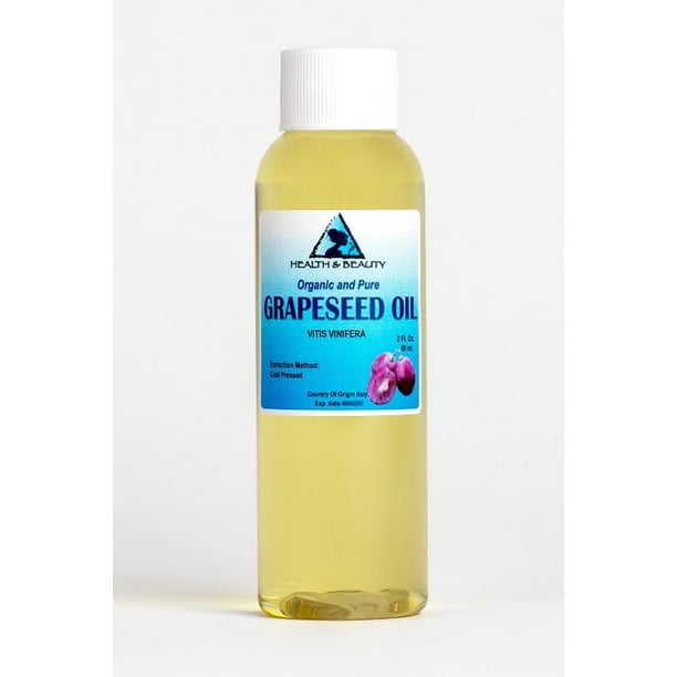 GRAPESEED OIL ORGANIC CARRIER COLD PRESSED 100 PURE 2 OZ