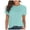 Green, variant on Lixiuxyad Women'S T-Shirts Basic T Shirts For Women Short Sleeve Casual Summer Tops Trendy Solid Loose Fit Tshirt,Green L