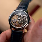 Bauer Mechanical Skeleton Clear Blue