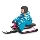 Stiga GT Racer Curve Kids' 1-Person Winter Snow Ski Sled with Steering ...