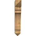 thumbnail image 2 of Ekena Millwork 4"W x 16"D x 24"H Olympic Arts & Crafts Rough Sawn Bracket, Western Red Cedar, 2 of 4