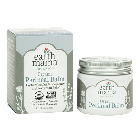 Earth Mama Organic Perineal Balm Down There Care for Pregnancy and Postpartum,