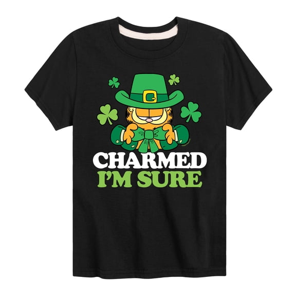 Garfield - Charmed Im Sure - Toddler And Youth Short Sleeve Graphic T-Shirt