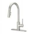 thumbnail image 2 of Pfister Stellen 1-Handle Pull-Down Kitchen Faucet in Stainless Steel, 2 of 2