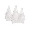 thumbnail image 1 of Sujetador de encaje de 2 piezas para mujer, sin aros, Tops cortos suaves MABOTO Ropa interior de mujer, 1 of 4