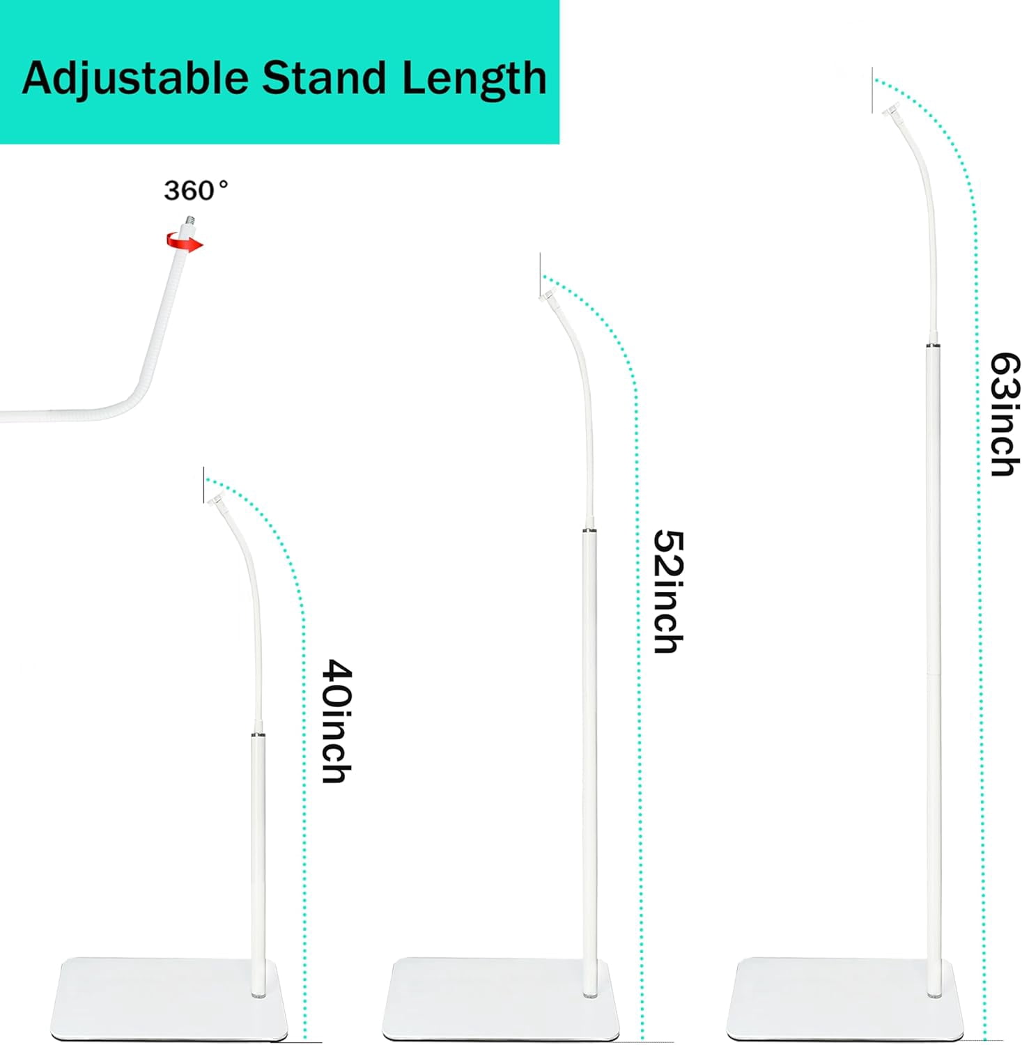JAPARA Steel Monitor Mount Floor Stand Holder with Hellobaby, Infant Optics, Nanit, OKAIDI, 1 Piece