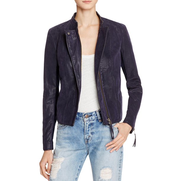 Free People Free People Womens Wool Blend Faux Leather Jacket Walmart Com Walmart Com