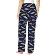 thumbnail image 3 of Goofa Sardine Printed Soft Pajama Pants for Women, Wide Leg Comfy Casual Lounge Yoga Pants-X-Large, 3 of 9