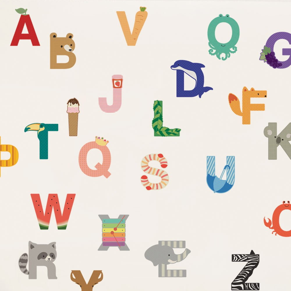 Alphabet Wall Sticker Peel and Stick