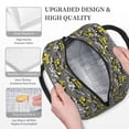 thumbnail image 3 of Fotbe Modern Yellow Excavator Pattern Lunch Bag, Insulated Lunch Box, Small Leakproof Cooler Food Lunch Containers Reusable High Capacity Lunch Tote Bags for Work, Travel, Outdoor, 3 of 6