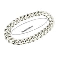 thumbnail image 2 of Cool Hop Jewelry Silver Necklace for Men Women - 80s 90s Rapper Punk Style Statement Accessory - Prop for Parties, 2 of 4
