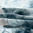 thumbnail image 6 of Chezmoi Collection Glory 3-Piece Floral Quilt Set King, Multicolor Blue White Gray Waterbrush Printed Microfiber Lightweight Bedspread Set for All season, 6 of 9