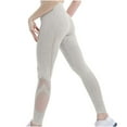 thumbnail image 4 of Iyufng Yoga Leggings for Women,Yoga Pants Plus Size Ladies Fashionable Solid Color High Waist Elastic Quick Drying Breathable Sports Yoga Pants, 4 of 4