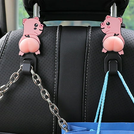 

Womail Black and Friday Deals Car Car Cartoon Soft Rubber Hook Car Interior Supplies Seat Back Universal Pendant Strong Hook