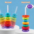 thumbnail image 2 of Juguete apilable BYFWH Spinning Stacker para bebés mayores de 12 meses, 2 of 6