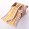 thumbnail image 4 of Juego De Toallas De Baño - Juego De Toallas De Rayas De Algodón De Toalla De Mano De 3 Piezas, Juegos De Toallas Absorbentes para Adultos,Red+Green+Yellow, 4 of 5