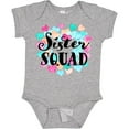 thumbnail image 3 of Inktastic Sister Squad Hearts Girls Baby Bodysuit, 3 of 5