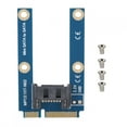 thumbnail image 1 of Tarjeta adaptadora mSATA a SATA Mini SATA a SATA MPCIe de 7 pines expansión SATA Horizontal, 1 of 7