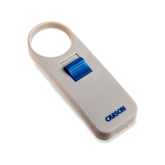 Carson LED 7x Handheld Magnifier with Light, Great Magnifying Glass for Reading, Crafts, and Hobbies (SV-70)