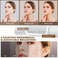 thumbnail image 4 of Espejo de tocador Junyaoxuan de tres pliegues con luz 1X/5X/10X/20X/30X, 4 of 8