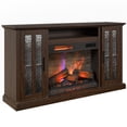 thumbnail image 2 of duraflame® Electric Fireplace TV Stand, Farmhouse Media Mantel with Storage, Stromburg Oak, 2 of 25
