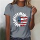 thumbnail image 1 of Haivin Women T Shirts Pleated Short Sleeve Tops Business Casual Dressy Blouses, 1 of 5