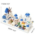 thumbnail image 4 of TzFioy Greece Santorini with 3 Minifigures Building Blocks Set (4310Pcs) Famous World Architecture Educational Toys Micro Bricks for Kids Adults, 4 of 7