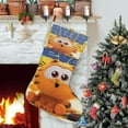 thumbnail image 1 of Garfield (2) Tema: Calcetines de Navidad, fino lino blanco para colgar en escaleras y chimenea, decoración navideña para el hogar, regalo de Navidad. 54cm × 38cm, 1 of 5