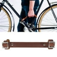 thumbnail image 1 of Cadre de Vélo Durable Poignée Haute Résistance Porter Pliant Vélos Sangle Support Ascenseur Brun, 1 of 9