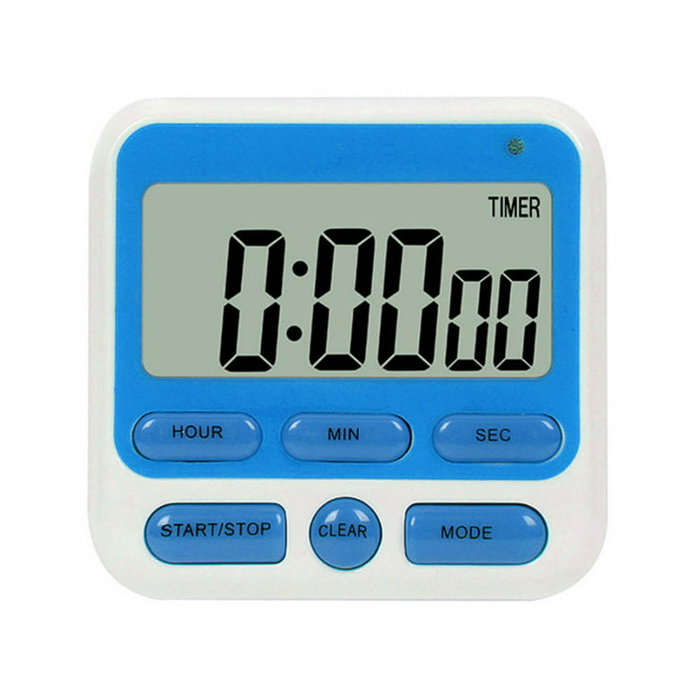 1PC Digital Kitchen Timer for Teacher Classroom Small Timers for Kids  Magnetic Stand ON/Off Switch