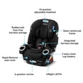 thumbnail image 6 of Graco 4Ever DLX SnugLock 4-in-1 Car Seat, Tomlin, Black, 6 of 6