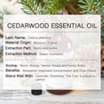 thumbnail image 6 of 100ml Cedarwood Essential Oils for Diffusers, Humidifiers, DIY Candles, Soap Making, Bath, Cedarwood Scent Oil for Home, Yoga & Spa, 6 of 12