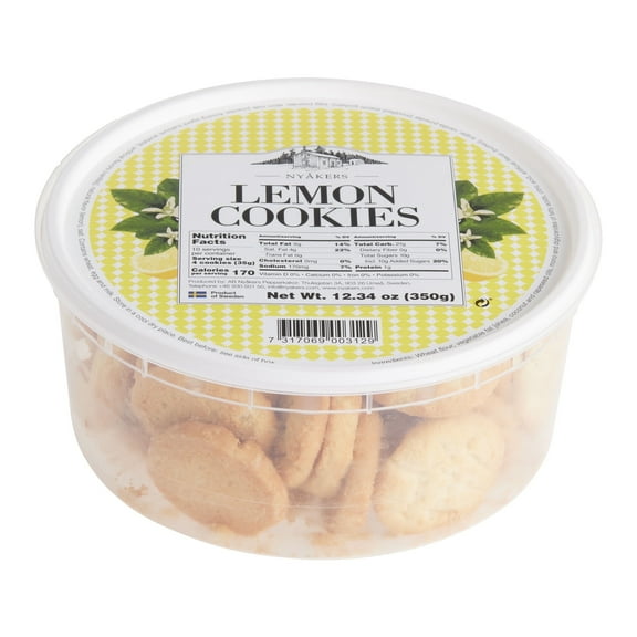 Nyakers Lemon Cookie Tub 12.3 oz. Pack of 2
