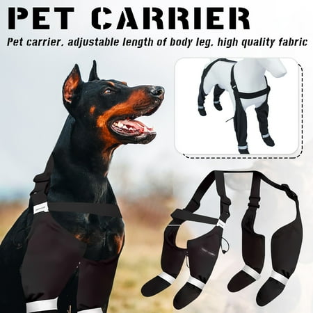 Dog Suspender Booties  2025 Upgraded Suspender Boots for Dogs  Dog Paw Boot Leggings Waterproof Dog Boots Anti-Slip Dog Shoes  Dog Suspender Boots for Outdoor Walking in Snow and Rainy Days XL