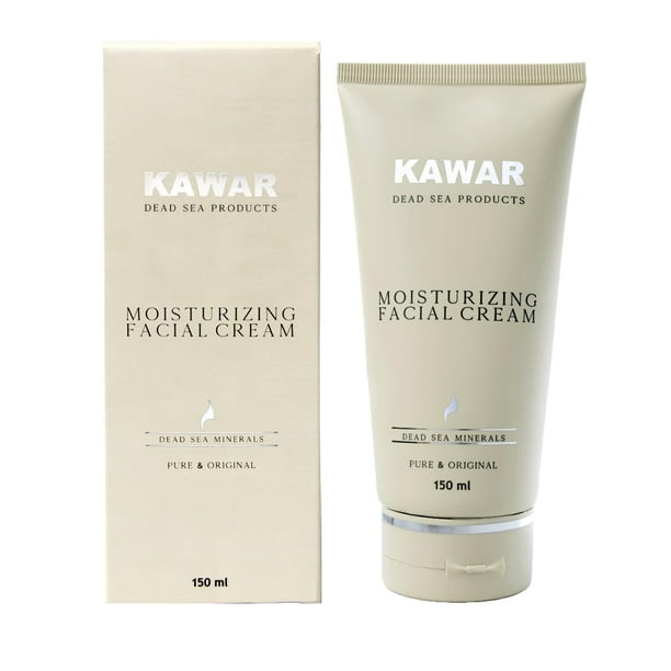 KAWAR Hidratante facial del Mar Muerto con ácido hialurónico Niacinamida y ceramidas La piel se siente más suave y tersa Hidratación duradera Hidratante vegano de rápida absorción para hombres y mujer