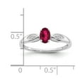 thumbnail image 3 of Primal Gold 14 Karat White Gold Ruby and Diamond Ring, 3 of 5