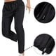 thumbnail image 4 of Pantalones largos para hombre, pantalones deportivos para senderismo, secos, atléticos, para entrenamiento, informales, deportivos, con bolsillos y cremallera., 4 of 9