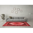 thumbnail image 3 of Ahgly Company Indoor Square Persian Red Traditional Area Rugs, 7' Square, 3 of 4